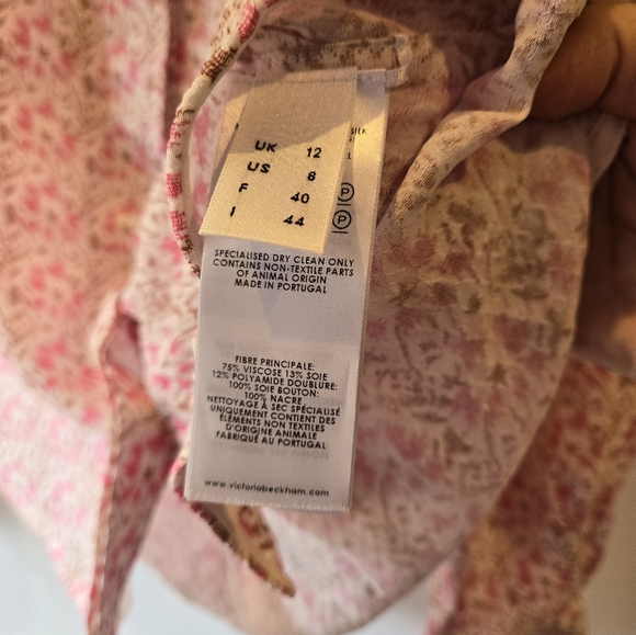 Victoria Beckham Print Shirt US 8 - Picture 5 of 7